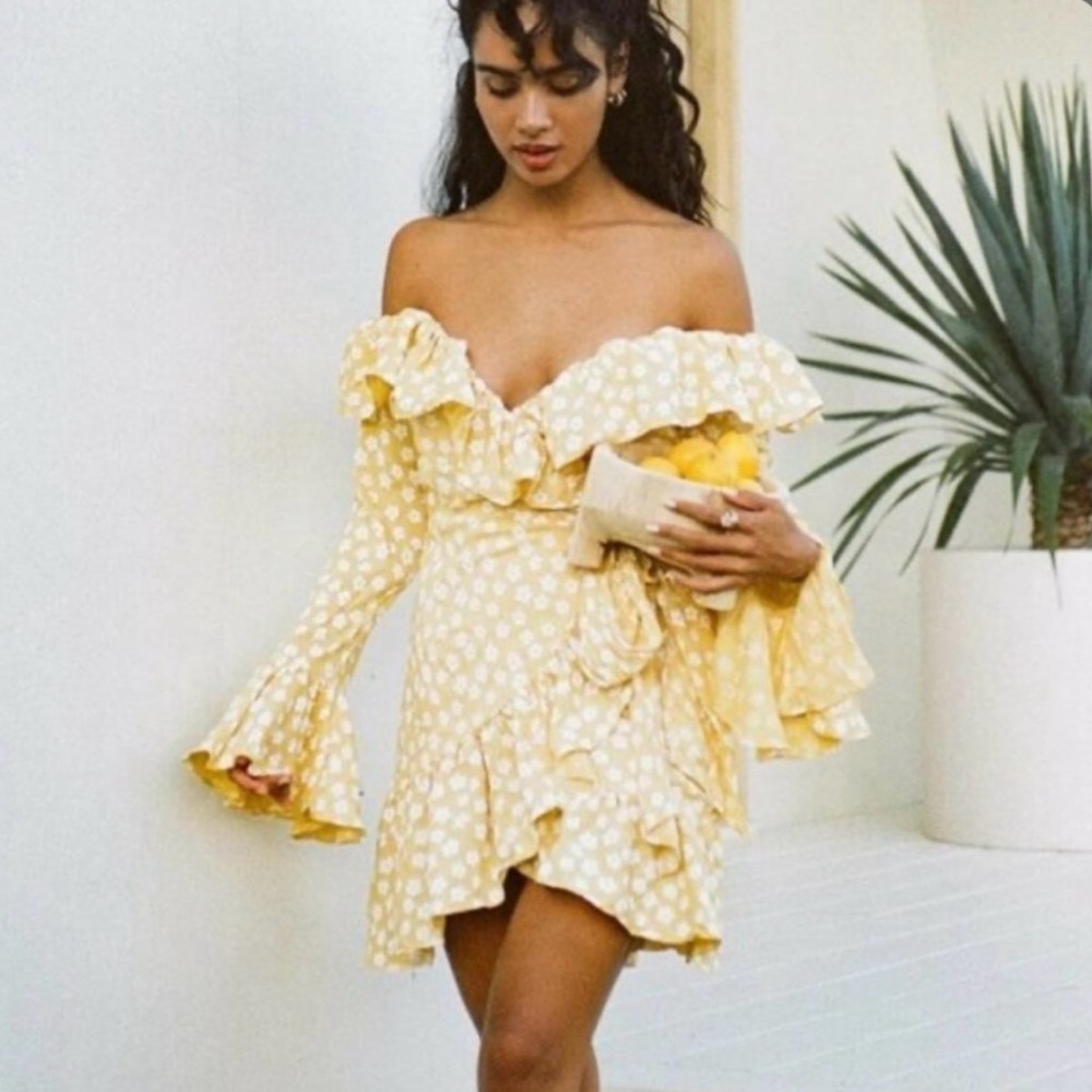 SABO SKIRT MIRELLA floral ruffle dress